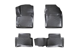 Πατάκια Σκαφάκια 3D Από Λάστιχο Tpe Για Toyota C-ΗR 2WD Rizline 4 Τεμάχια Μαύρα