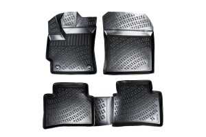 Πατάκια Σκαφάκια 3D Από Λάστιχο Tpe Για Toyota Corolla Ε210 2018- Rizline 4 Τεμάχια Μαύρα