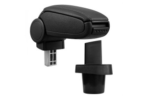 Κονσόλα Χειροφρένου Τεμπέλης"Oem" Design Για Toyota Yaris 08-11 Δερματίνη Μαύρο Χρώμα