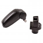 Κονσόλα Χειροφρένου Τεμπέλης"Oem" Design Για Toyota Yaris 08-11 Δερματίνη Μαύρο Χρώμα