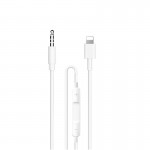 Καλώδιο Ήχου Aux 3.5mm Σε Lightning Λευκό 1m Earldom AUX42 1 Τεμάχιο