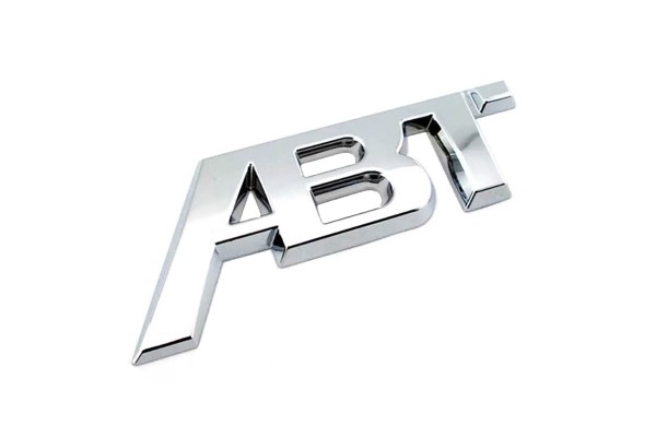 Αυτοκόλλητο Σήμα 3D Τύπου "ABT" 11.5x5.5cm 1 Τεμάχιο