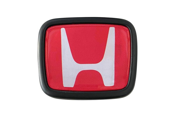 Αυτοκόλλητο Σήμα ''H'' Honda 7.3cm X 6cm Κόκκινο 1 Τεμάχιο
