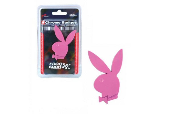 Αυτοκόλλητo 3D "Sexy Bunny" Pink Ροζ 4.5cm X 7.3cm 1 Τεμάχιο
