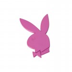 Αυτοκόλλητo 3D "Sexy Bunny" Pink Ροζ 4.5cm X 7.3cm 1 Τεμάχιο