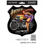Αυτοκόλλητο Σήμα Αυτοκινήτου ''American Classics'' 16cm X 15cm 1 Τεμάχιο