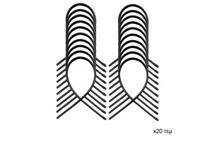 Λάστιχα Υαλοκαθαριστήρων Ανταλλακτικά "Guard 1258" 53cm / 21"53cm (Υ: 11mm Μ:530mm Π:5mm) 20 Τεμάχια