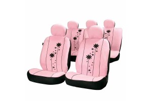 Καλύμματα Υφασμάτινα Urban Girl Ροζ Σετ Εμπρός-Πίσω 15 Τεμάχια FUND96P