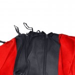 Καλύμματα Αυτοκινήτου Σετ Εμπρός-Πίσω Ύφασμα "Fine Line Fleece" 4 Zip Κόκκινο / Μαύρο Bossi 12 Τεμαχίψν