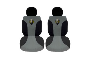 Καλύμματα Μπροστινών Καθισμάτων Fleece Batman Γκρι/Μαύρο 4 Τεμάχια 2619029