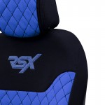 Ημικαλύμματα Μπροστινών Καθισμάτων Otom Rsx SportΎφασμα Κεντητό Καπιτονέ Μπλε / Μαύρο RSXL-105 2 Τεμάχια
