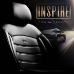 Καλύμματα Αυτοκινήτου Otom Inspire Design Universal Full Δερματίνη Σετ Εμπρός / Πίσω 11 Τεμαχίων Μαύρο INS-3501