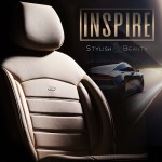 Καλύμματα Αυτοκινήτου Otom Inspire Design Universal Full Δερματίνη Σετ Εμπρός / Πίσω 11 Τεμαχίων Μπεζ INS-3509