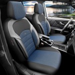 Καλύμματα Αυτοκινήτου Otom "Nova" Universal Ύφασμα Jacquard / Δερματίνη Σετ Εμπρός / Πίσω 11 Τεμαχίων Μπλε / Μαύρο ΝΟV-3304
