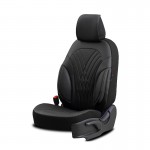 Καλύμματα Αυτοκινήτου Otom Progressive Design Universal Full Δερματίνη Σετ Εμπρός / Πίσω 11 Τεμαχίων Μαύρο PRG-101