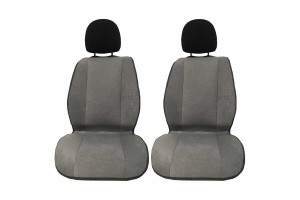 Πλατοκαθίσματα Μπροστινά Alcadara Super Fresh Γκρι 2 Τεμάχια