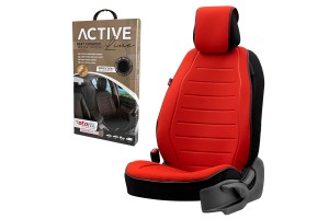 Πλατοκάθισμα Αυτοκινήτου Otom Active Line Ύφασμα Lacoste Ανάγλυφο Κόκκινο ACTL-104 1 Τεμάχιο