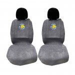 Πλατοκαθίσματα Μπροστινά Πετσέτα Tweety Γκρι 2 Τεμάχια 2712-51