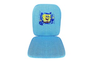 Πλατοκάθισμα Ψάθα Για Κάθισμα Αυτοκινήτου Μπομπ Σφουγγαράκης Χαρούμενος Γαλάζιο 1 Τεμάχιο