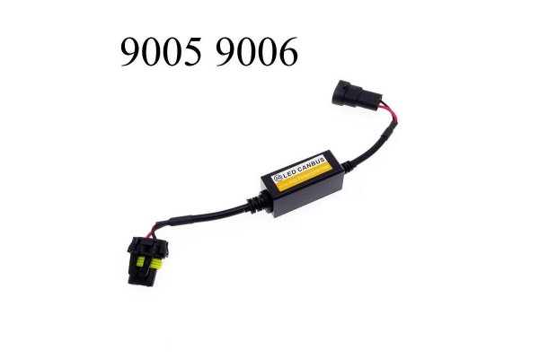 Αντίστασεις Canceller Canbus Για Led Με HB3/HB4 9005/9006 Κούμπωμα Plug & Play 12Volt 1 Τεμάχιο