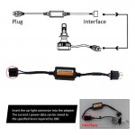 Αντίστασεις Canceller Canbus Για Led Με H4 Κούμπωμα Plug & Play 12Volt 1 Τεμάχιο