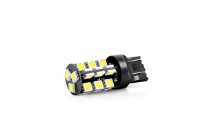 Λάμπα Led T20 W21/5W / 7443 W3X16Q Διπολική 12volt Λευκή 6000k Canbus 3.9 Watt 1 Τεμάχιο