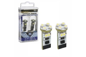 Λάμπες Led T10 12volt 8 Smd Led Canbus Λευκό Φως Racesport LIT3528 2 Τεμάχια