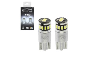 Λάμπες Led T10 12volt 5 Smd Led Canbus Λευκό Φως Racesport EV93144 2 Τεμάχια