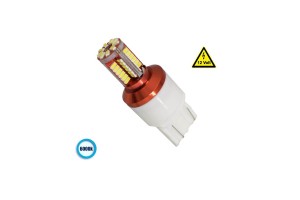 Λάμπα Led T20 W21/5W / 7443 W3X16Q Διπολική 4.5watt 12volt 57SMD Canbus Λευκό Φως 1 Τεμάχιο