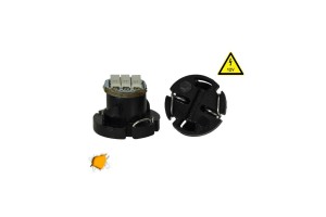 Λάμπα Led Με Βάση T4.2 3 Led 12V 0.9w Πορτοκαλί 1 Τεμάχιο