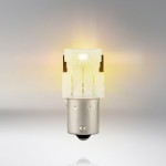 Λάμπες Led Για Φλας P21W BA15S Πορτοκαλί 12volt 1.3 Watt Osram 7506DYP-02B 2 Τεμάχια