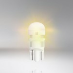 Λάμπες Led Για Φλας T10 12volt 1watt Πορτοκαλί Osram 2827DYP-02B 2 Τεμάχια