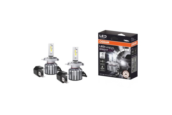 Λάμπες Led H4/H19 Osram 12volt 15/15watt Ledriving Hl Bright ≙6000k 64193DWBRT-2HFB 2 Τεμάχια