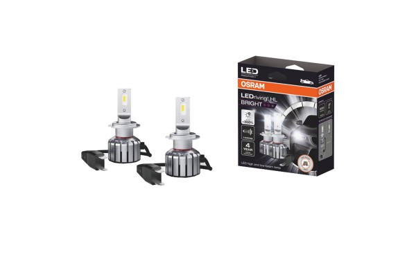 Λάμπες Led H7/H18 Osram 12volt 19watt Ledriving Hl Bright ≙6000k 64210DWBRT-2HFB 2 Τεμάχια