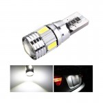 Λάμπες Led T10 12volt 6 Smd Led Canbus Λευκό Φως Canbus 600407 2 Τεμάχια