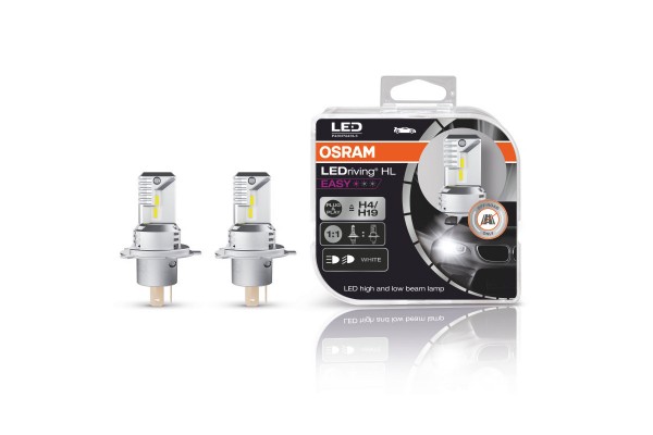 Λάμπες Led H4/H19 Osram Ledriving Hl Easy 12volt 16,5watt 1400/1100 Lm 6500k 2 Τεμάχια