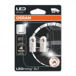 Λάμπες Led T10 W5W 24Volt 1Watt Λευκές 6000k Osram 2845DWP-02B 2 Τεμάχια