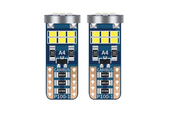 Λάμπες Led T10 12volt 18 Led Canbus White Color Auto Gs 100388 2 Τεμάχια