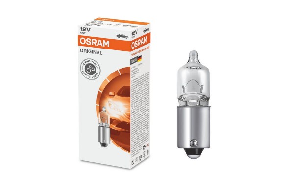 Λάμπα Αλογόνου BA9S T4W 12volt 10watt Original Miniwatt Osram 64113 1 Τεμάχιο