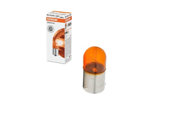 Λάμπα Φλας RY10W BAU15S Πορτοκαλί Φουντούκι 12volt 10watt Osram 5009 1 Τεμάχιο