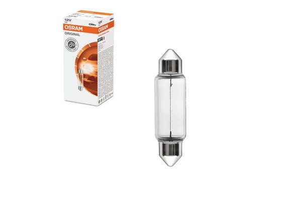 Λάμπα Σωληνωτή 41mm SV8.5-8 12Volt 5 Watt Osram 6413 1 Τεμάχιο