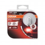 Λάμπες Αλογόνου H7 12V 55w Night Braker Silver Osram 64210NBS-HCB 2 Τεμάχια