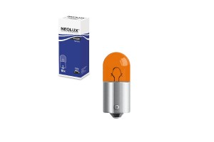 Λάμπα Φλας RY10W BAU15S Πορτοκαλί Φουντούκι 12volt 10watt Neolux By Osram N245A 1 Τεμάχιο