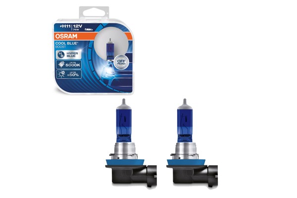 Λάμπες Αλογόνου H11 12V 75w Cool Blue Boost Hyper Osram 62211CBB-HCB2 Τεμάχια