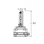 Λάμπα Hid Xenon D3S PK32d-5 4150k 42Volt 35Watt Xenarc Classic Osram 66340CLC 1 Τεμάχιο