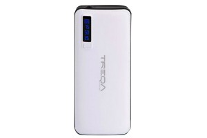 Power Bank Treqa TR-901 12800mAh Με 3 Θύρες USB-A Και Led Φως Λευκό 1 Τεμάχιο