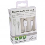 Καλώδιο Φόρτισης Usb Lightning Iphone Ipad 100cm Pulse Mobile WIRE100