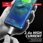 Καλώδιο Φόρτισης Και Μεταφοράς Δεδομένων Usb Earldom EC-IMC017 3 In 1 Carbon 1.2m 1 Τεμάχιο