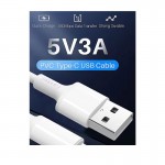 Καλώδιο Φόρτισης Usb Type C Earldom EC-131C 5V 3A 1m 1 Τεμάχιο