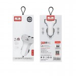 Καλώδιο Φόρτισης Και Μεταφοράς Δεδομένων 2 X Usb 12-24V Για Iphone Earldom ES-131 Lighting 2.4A 1 Τεμάχιο